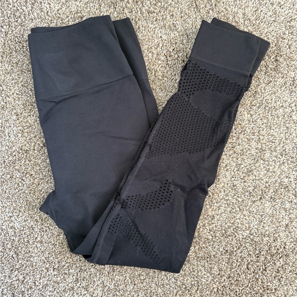 Fabletics Black High-Waisted Performance Leggings